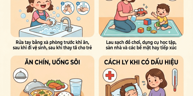 Tăng cường phòng chống bệnh tay chân miệng